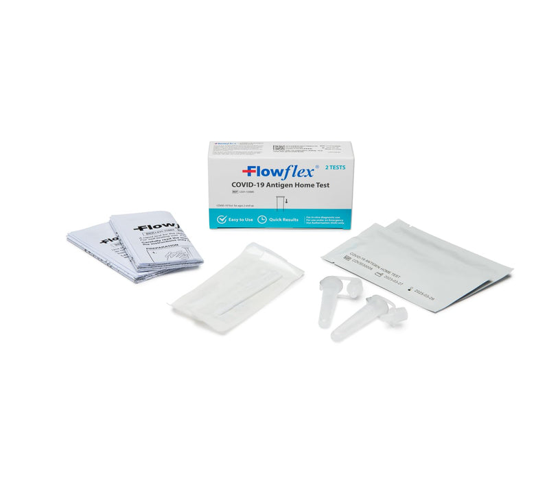 COVID-19 Antigen Home Test kit, 1 Pack, 2 Tests Total. FDA EUA Authorized OTC at-Home Self-Test, Non-invasive Nasal Swab, Easy to Use and No Discomfort, Results in 15 Minutes 1 Count (Pack of 2)