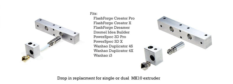 Microswiss MK10 All Metal Hotend Kit with .6mm Nozzle