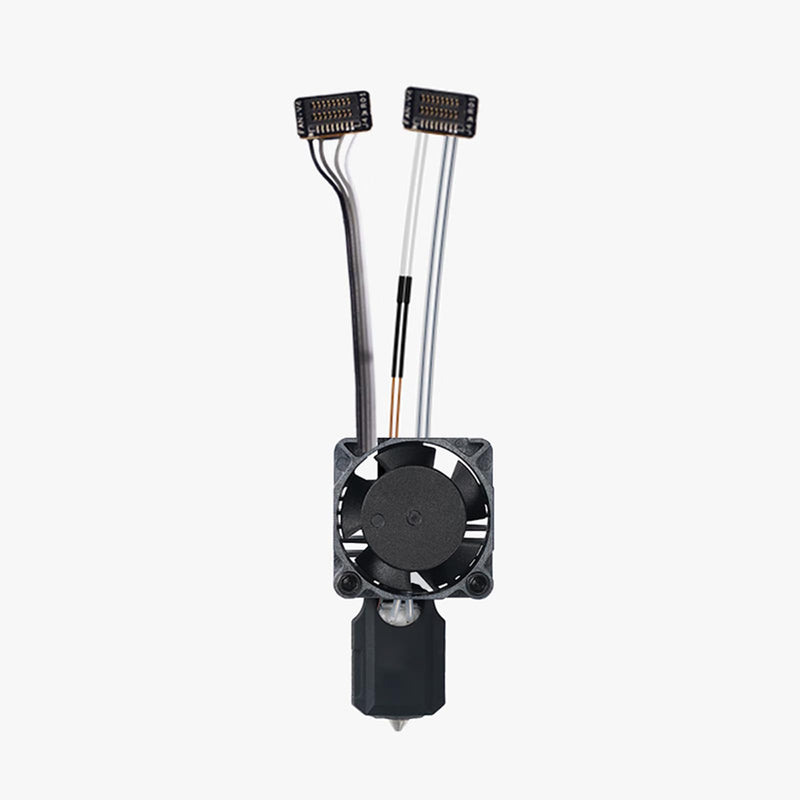 Bamboo Lab P1P, P1S Hotend Complete Kit for P1 Series 3D Printer, Full Assembly Stainless Steel Hot End with 0.2mm Nozzle, Fan, Thermistor, Ceramic Heater, Extruder Heating Block Replacement P1/0.2mm