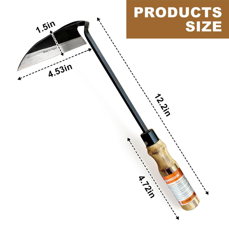 Garden Weeding Hoe, a Professional Handheld Sharp Weeding Tool for Managing Gardens, Gardens, and Farms (Large)
