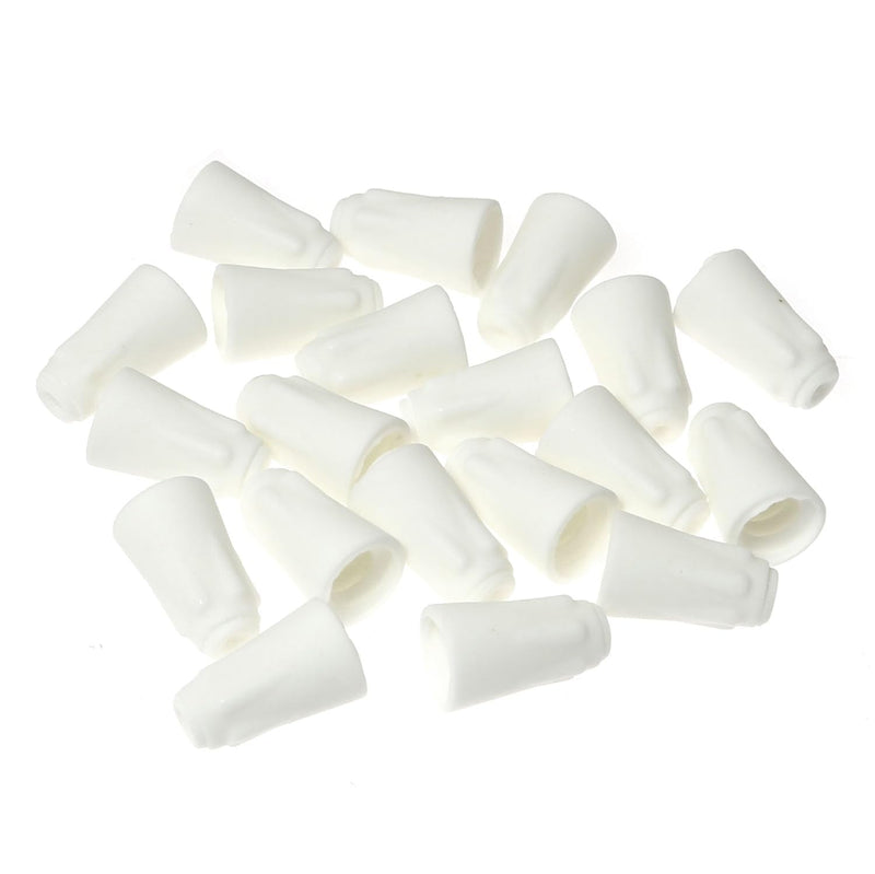 RLECS 20PCS Small Ceramic Wire Connector High-Temp Screw Wire Connector Ceramic Twist Cap Easy-Twist Ceramic Wire Nut High Heat Splicing Wire Porcelain Connector