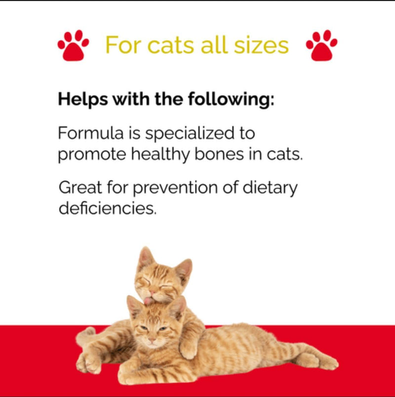 Calcicat D3 Dietary Supplement by Interfarma Corp | Healthy Bones in Cats, & Joint Support Supplement for Cats | with Calcio, Vitamin D3, & Magnesium sulfate | Orange Flavor, Pediatric Drop. Single