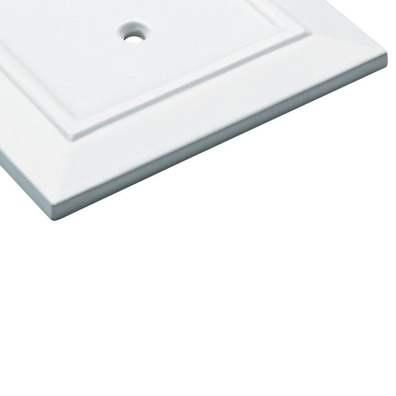 Franklin Brass Classic Architecture (1-Pack) Decorative Light Switch Cover Pure White 1-Gang Decorator/Rocker Wall Plate Electrical Outlet Guard W35243-PW-C 1 Count (Pack of 1)