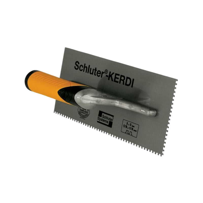 Schluter Kerdi Square-Notch Trowel - Ideal for Installing Kerdi - 1/8-Inch X 1/8-Inch, 1-Pack - TRL-KER