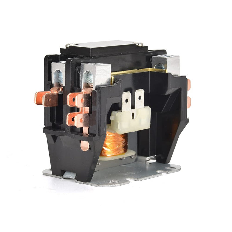 1 Pole Air Conditioner Contactor 40 Amp 24VAC Coil,Condenser Contactor Compressor Contactor AC Definite Purpose Contactor (Pack of 1 Pcs)… 1P 40A 24V