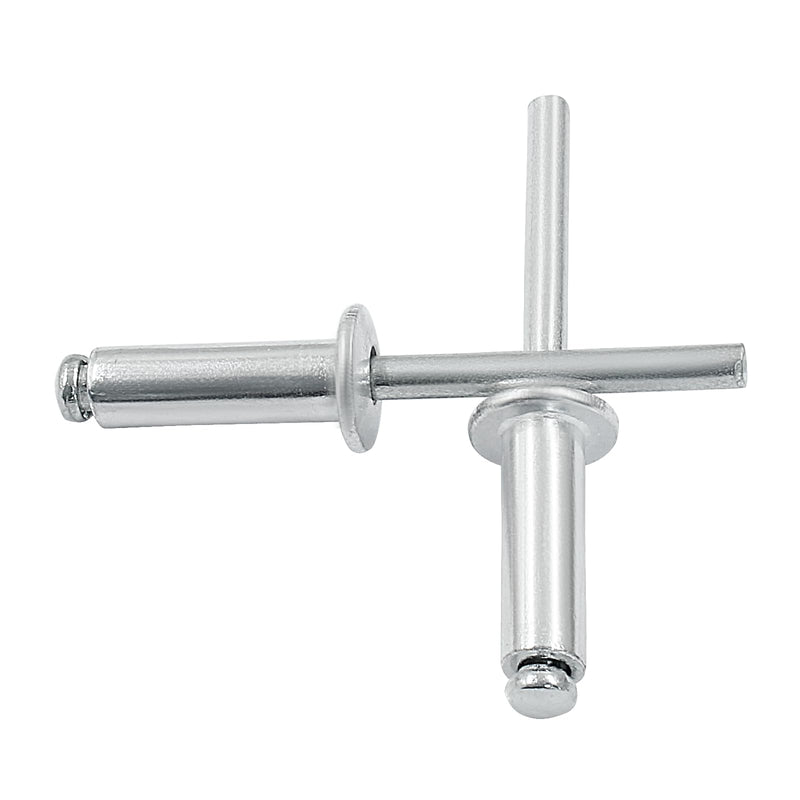 50 Pcs 1/4" x 1" Aluminum Blind Rivets Dome Head Pop Rivets for Installing Accessories, Silver 1/4" x 1"