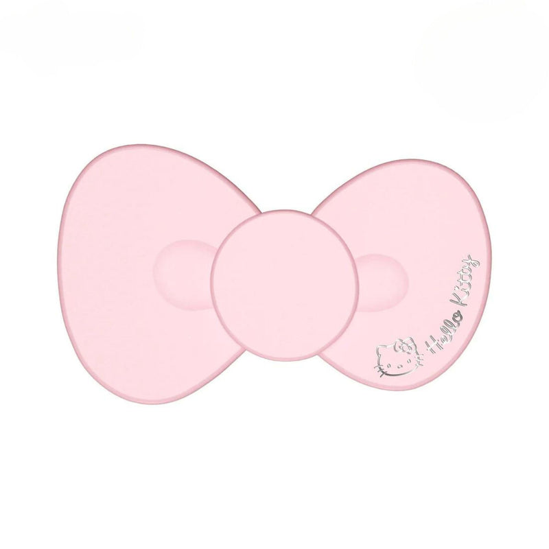 Impressions Vanity Hello Kitty Bow LED Compact Mirror, Double Sided Cute Travel Makeup Mirror, Soft Touch Button with Slide Down Auto Shut Off (Large) 4"L x 8"W