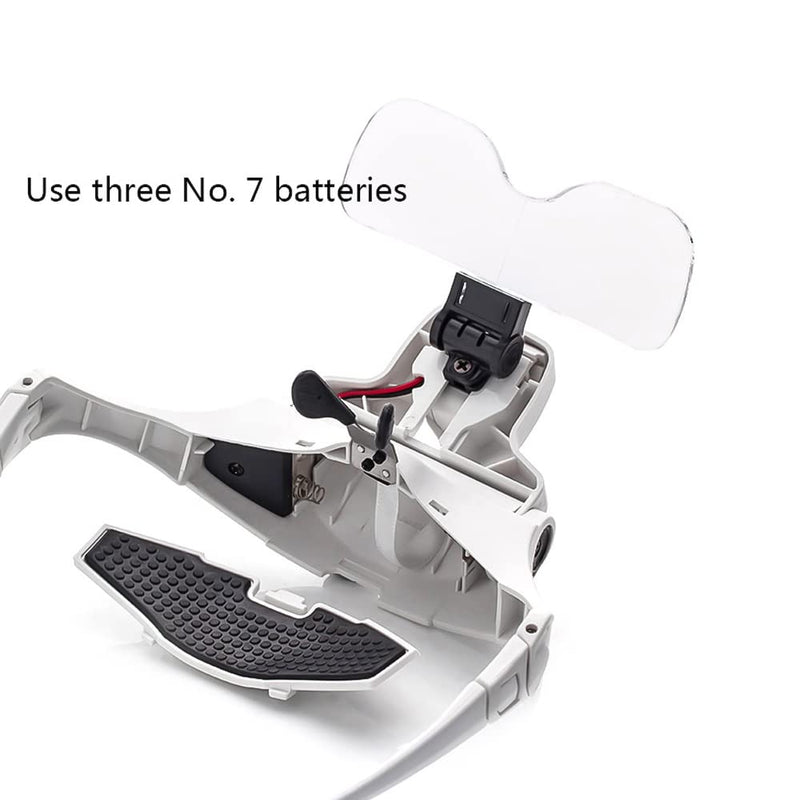 Adjustable 5 Lens Dentist Loupes LED Light Headband Magnifier Glass Dental Magnifier Surgery Binocular Glass 1.0X 1.5X 2.0X 2.5X 3.5X