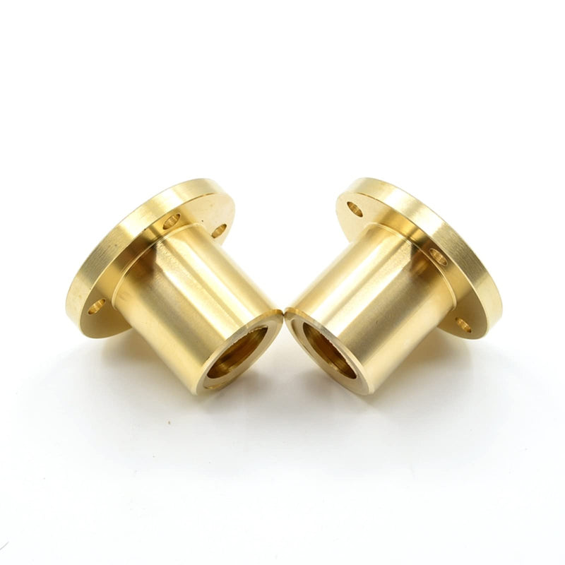 T8 8mm Lead Screw 5.91 inch / 150mm Length, Right and Left Hand Bi Direction Lead Screw with 2Pcs Brass Nuts (Acme Thread, Pitch of Screws: 2mm, Lead: 2mm, Single Start) Used in 3D Printer L: 150mm / 5.91 inch T8 x 2