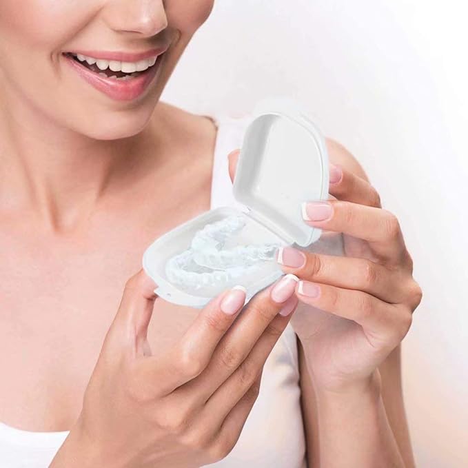Doyeemei 1 x Dental Orthodontic Retainer Box Mouth Training White - NewNest Australia