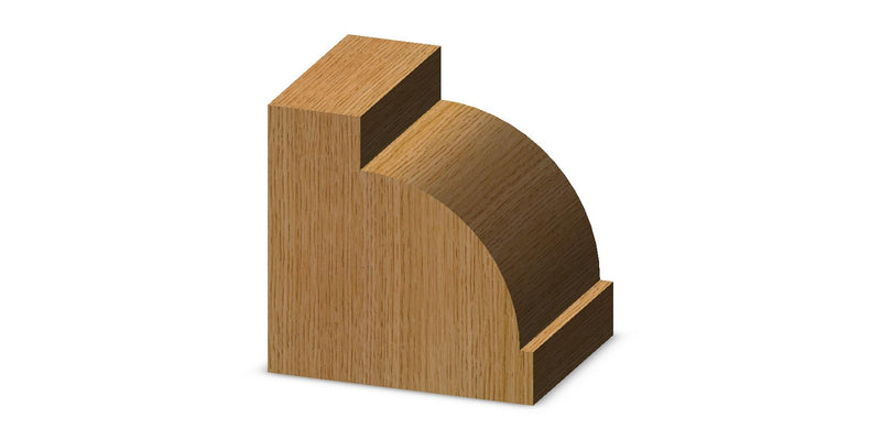 Whiteside 2106 Beading Router Bit: 1/4 Inch Radius, 1 Inch Large Diameter, 1/2 Inch Shank, 1/2 Inch Cutting Length