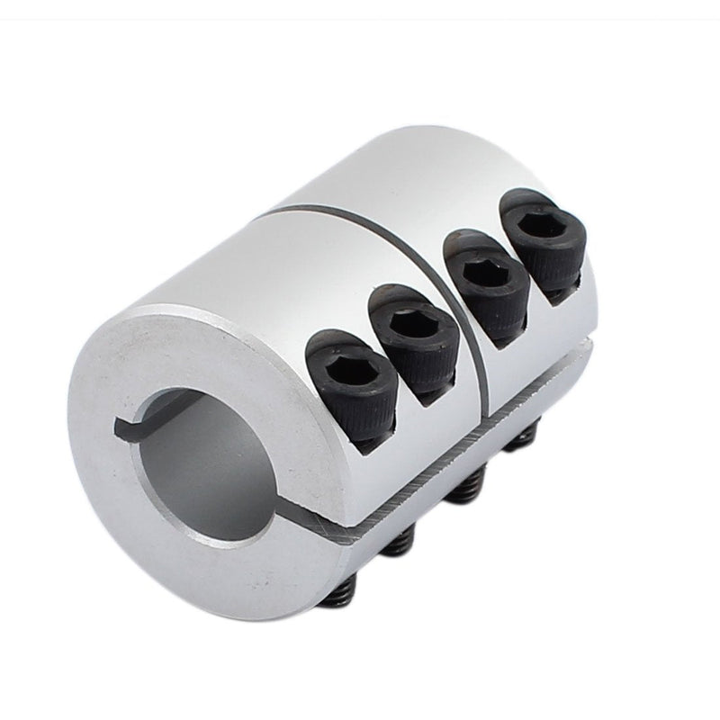 uxcell 14mm to 15mm Shaft Coupling 45mm Length 32mm Diameter Coupler Aluminum Alloy Joint Motor for 3D Printer CNC Machine DIY Encoder 14-15mm