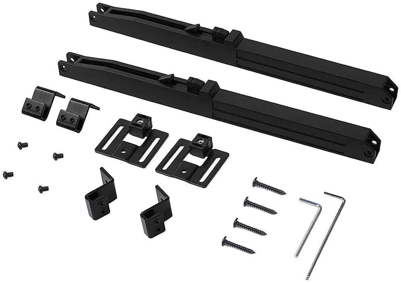 2PCS Barn Door Soft Close Mechanism Spring Buffer Damper Upgraded Hole-Free Version Sliding Barn Door Hardware for Door Weight 70-160 Pounds Adjustable Door Stoppers, Actuator Spacers Included Normal Barn Door Soft Close Mechanism