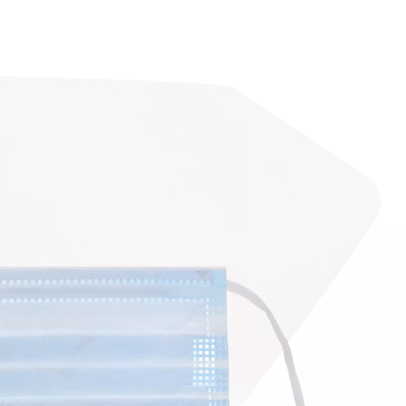CARDINAL HEALTH™ AT7511-WE Level 1 Procedure Mask with Eyeshield, Ear Loops, Blue, Box of 25 100