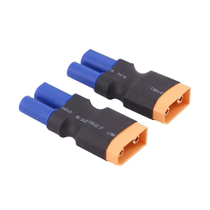 2pcs Male XT90 XT-90 to Female EC5 Connector Adapter(C103-2)