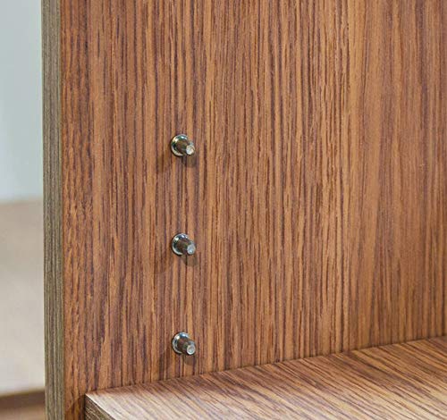 50 Pieces Shelf Pegs 5mm Cabinet Furniture Shelf Support Pegs Nickel Plated