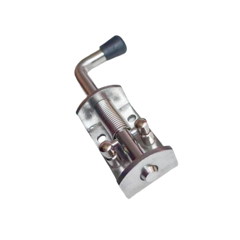 Spring-Loaded Door Latch, 12mm Solid 304 Stainless Steel Heavy-Duty Latch, Safety Bucket Bolt Latch Door Cabinet Hinge (Length: 220mm) Length: 220mm