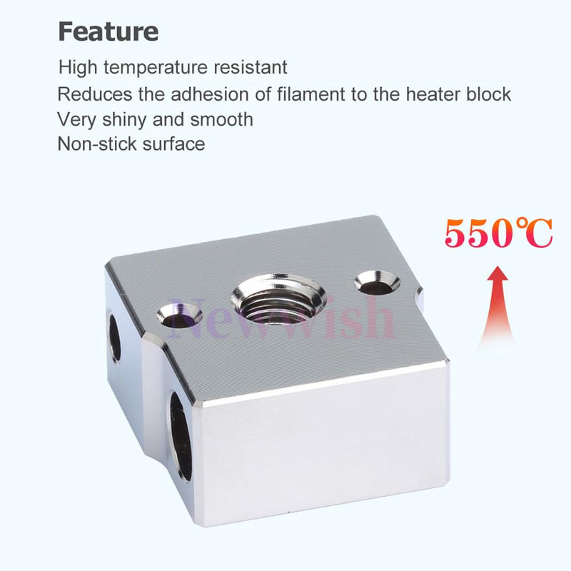 CR-6 SE All Metal Plated Copper Hotend Upgrade Kit for CR6 SE,CR-6 SE MAX 3D Printer Hotend,Bi-Metal Heatbreak,500℃ High Temperature Plated Copper Heater Block,Nozzle 0.4mm. Plated Copper Kit