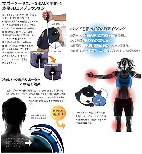 (Supporter Sold Separately) Not Hard cooling pack. Icing Supporter Knee, Elbow for Cooling Pack (Single Item) zamusuto/Used for MIZUNO or - NewNest Australia