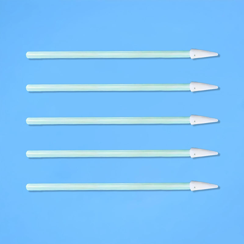 500-Pack 1.25mm Fiber Cleaning Swabs, Pointed Tip for LC/MU Connectors | Lint-free, for camera sensors, PCB, precision electronics cleaning 500