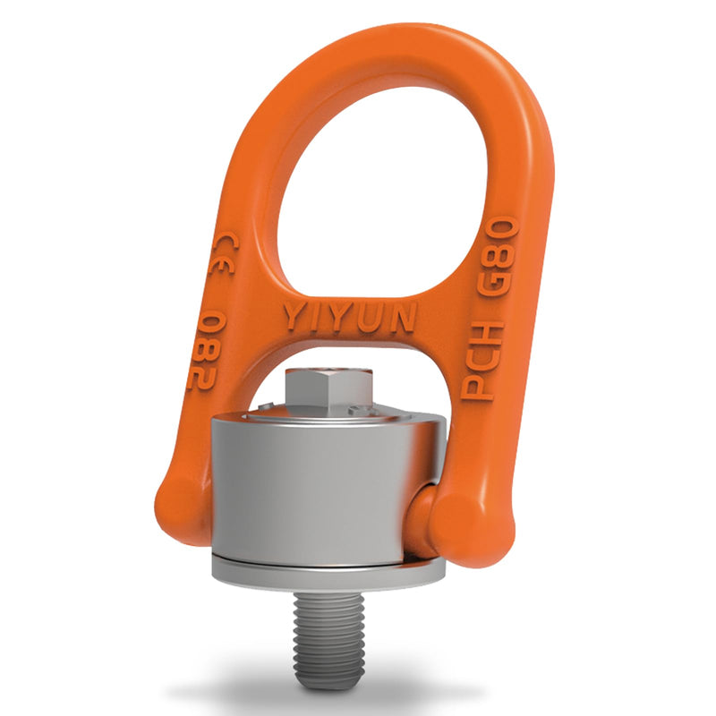 Eye Bolt M16x24 Max Load 2 Tons Metric Thread Universal Swivel Hoist Rings 360°Rotation Made of Alloy Steel, Tensile Strength > 1080MPa (M16 x 24) M16 x 24