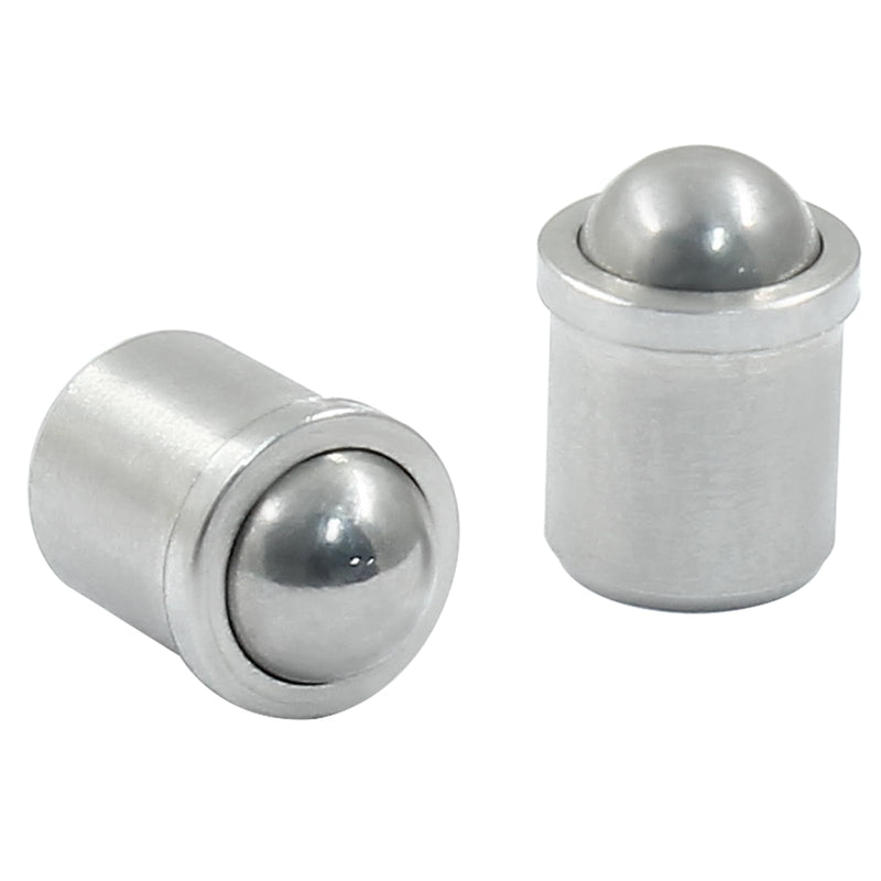 20 pcs Ball Plungers 0.24" Diameter Ball Bearing 304 Stainless Steel Push Fit Ball Spring Smooth Plunger for Door, Cabinet, Closet Drawer（φ 6x7） 0.24"x0.28"(D*H) 20