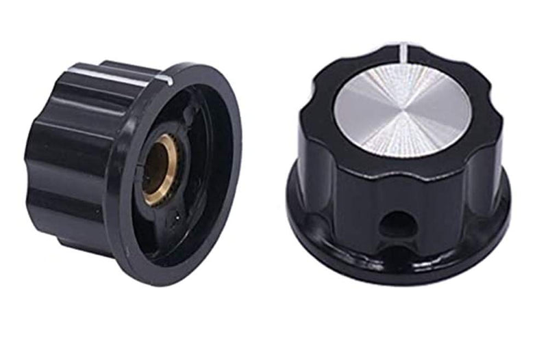 A03 knob for 6mm / 0.24" Diameter Shaft Potentiometer, 23mm top Diameter 10PCS