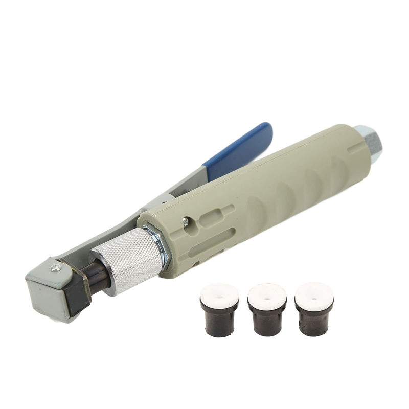Sand Blasting Nozzle, Multipurpose Nonslip Handle Lightweight Abrasive Blaster Head High Efficiency with 3 Ceramic Tips for Sand Glass Polishing