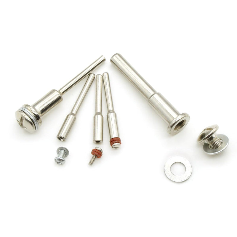 26PCS Cut-Off Wheel Screw Mandrel Set, 2mm/3mm/6mm Screw Mandrel for Rotary Tools (1/8 Shank, 1/4 Shank)