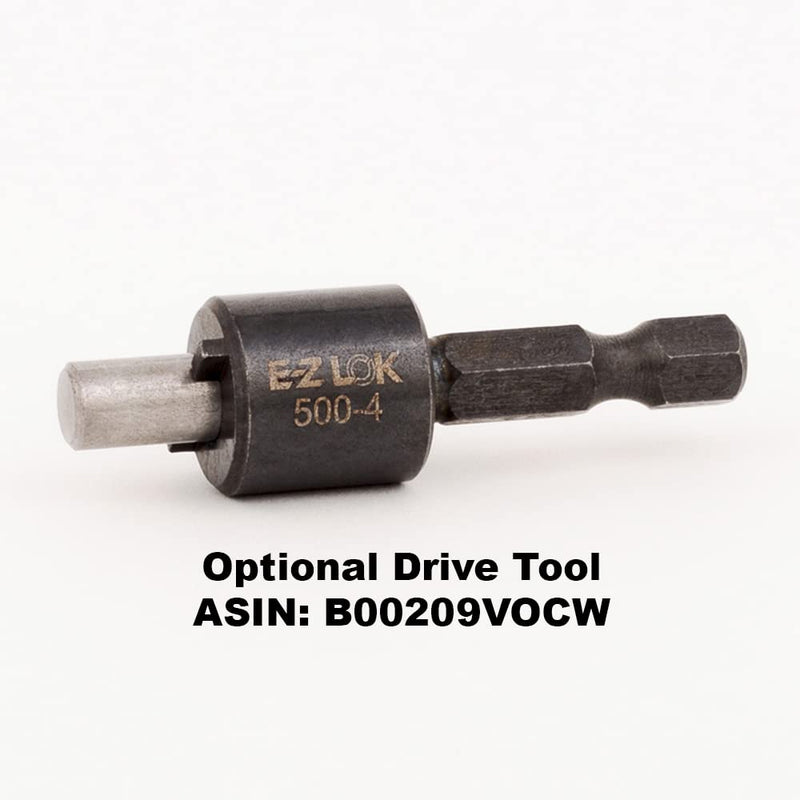 E-Z LOK - 303-5 E-Z Lok Externally Threaded Insert, 303 Stainless Steel, 5/16"-18 Internal Threads, 1/2"-13 External Threads, 0.484" Length, Made in US (Pack of 5) 5/16"-18 IT, 1/2"-13 ET, 0.484" L