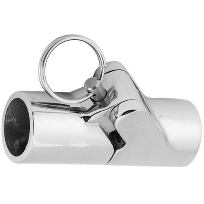 316 Marine Stainless Steel 1" Boat Rail Fittings - Folding Swivel Tube Pipe Connector Joint - Pole Railing Mast Canopy