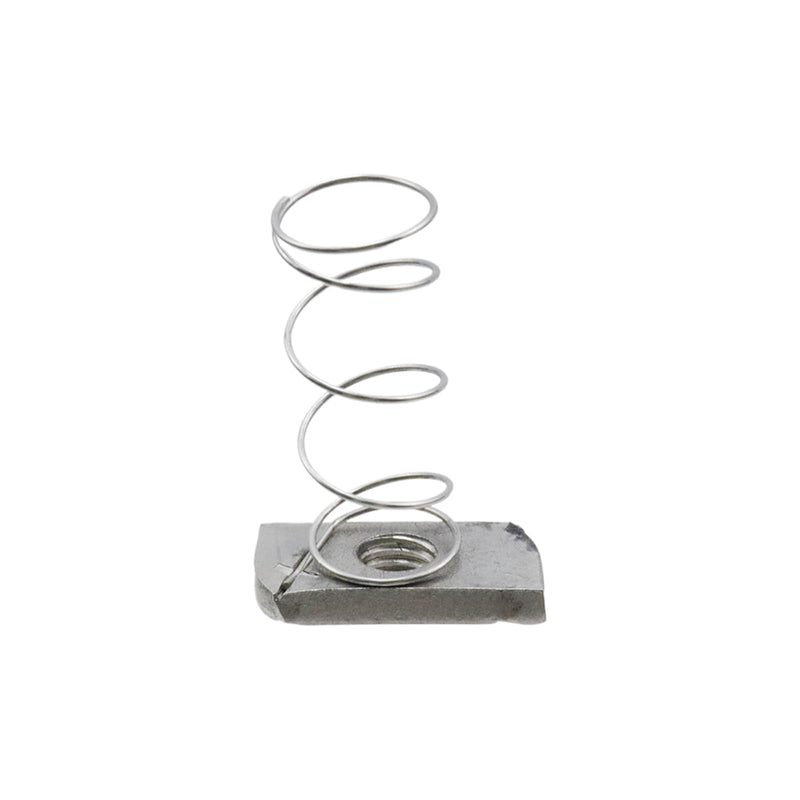 Semetall Spring Channel Nut,3/8" UNC Threads-0.24" Thickness,304 Stainless Steel Strut Spring Channel Nuts,(Pack of 20)
