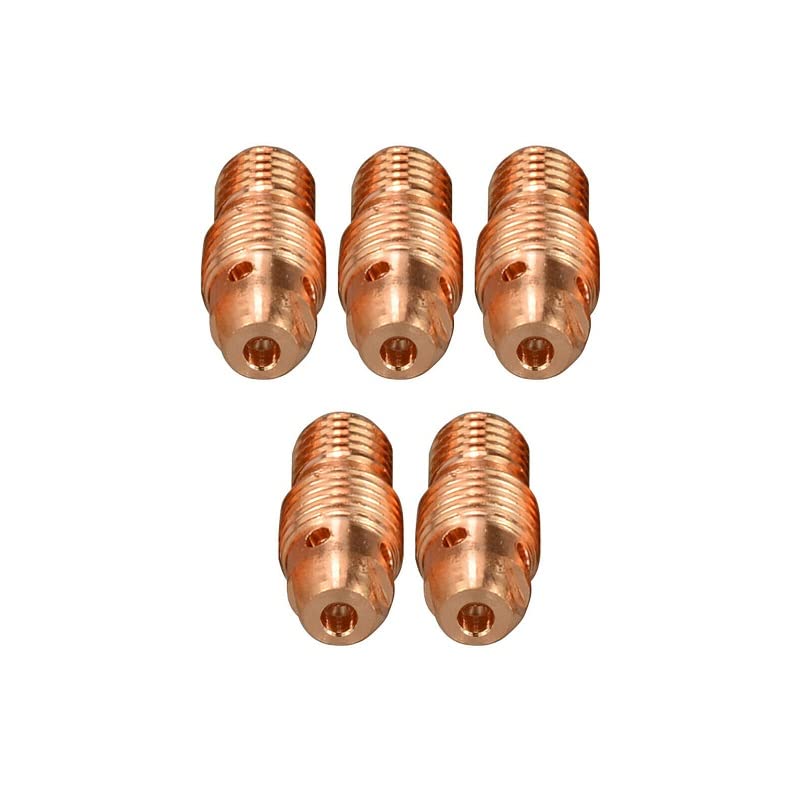 13N28 TIG Welding Collet Body 3/32” Collet Body For TIG Torch 9, 20, 25 Series Torches (Pack of 5) 13N28 3/32”