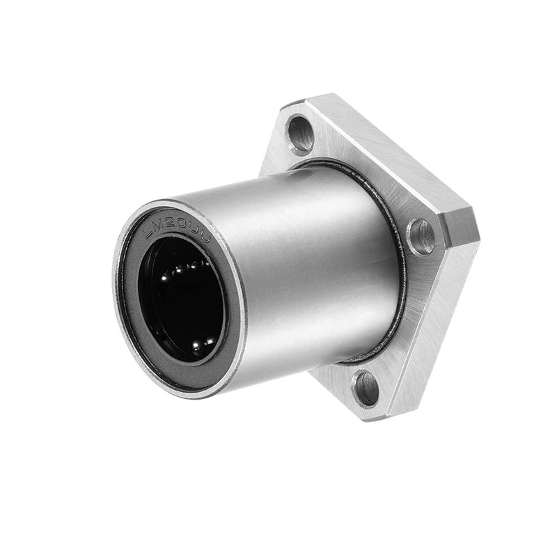 uxcell LMK20UU Square Flange Linear Ball Bearings, 20mm Bore Dia, 32mm OD, 42mm Length(Pack of 2)