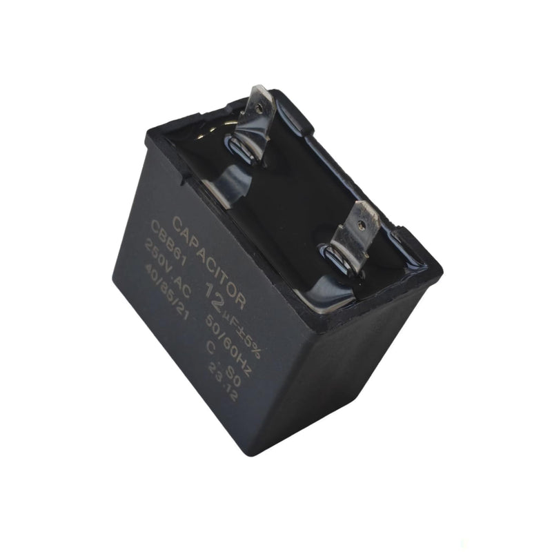 2024 New Upgraded WR07X10097 Start Relay and Matched 12uF 250VAC Run Capacitor Kit Fit For GE Refrigerators -Replaces 1265640 PS1766101 AP4300623 513604045