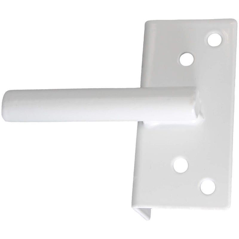 Jake Sales Vinyl Gate Latch White (for Vinyl, Wood, PVC etc Fencing) Fence Gate Latch w/Mounting Hardware - Gate Latches Have a 90 Degree Bracket Resulting in a Positive Latch to Gate Connection WHITE - EACH