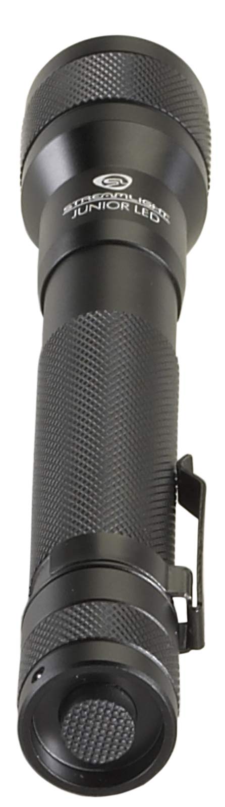 Streamlight 71500 Jr. 225-Lumen 2700-Candela Compact LED Flashlight with Pocket Clip & Holster, Black