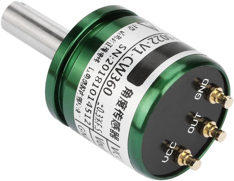 Rotatable Hall Sensor, 0.088°0-360 Degrees Rotatable Hall Angle Sensor 0-5V Output Full Circle 12Bit DC 5V Supply Voltage DC 0-5V Output Voltage