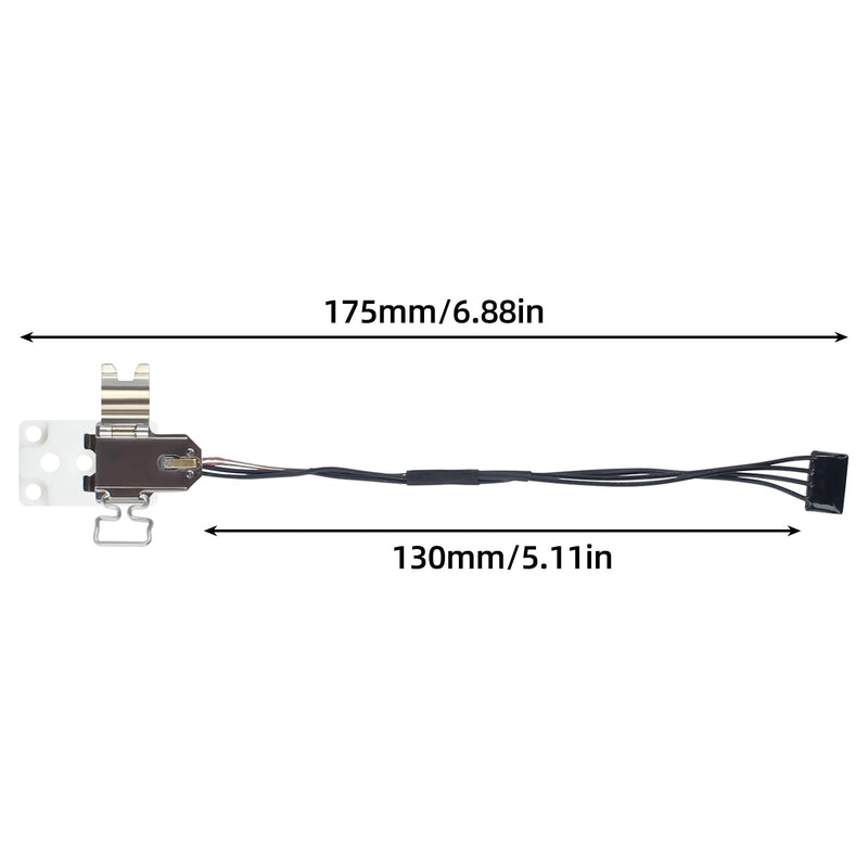 Right Hotend Heating Assembly for BambuLab H2D 3D Printer Accessories: Quick-Change Replacement with Ceramic Heater Thermistor and Mounting Base Clip