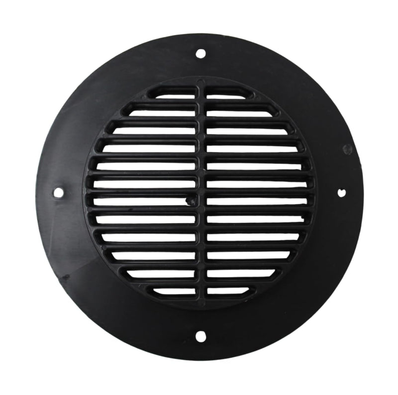 JSP Manufacturing Floor Drain and Vent Cover - Black, 4" 2