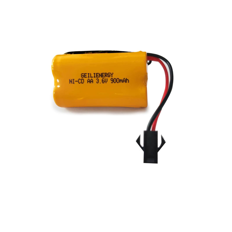 3.6V 900mAh EU2C M6 LED Emergency Light Battery Compatible for Lithonia ELB B001 ELBB001 ELB-B001 ANIC1566 Unitech 0253799 (2 Pack) 2 PACK