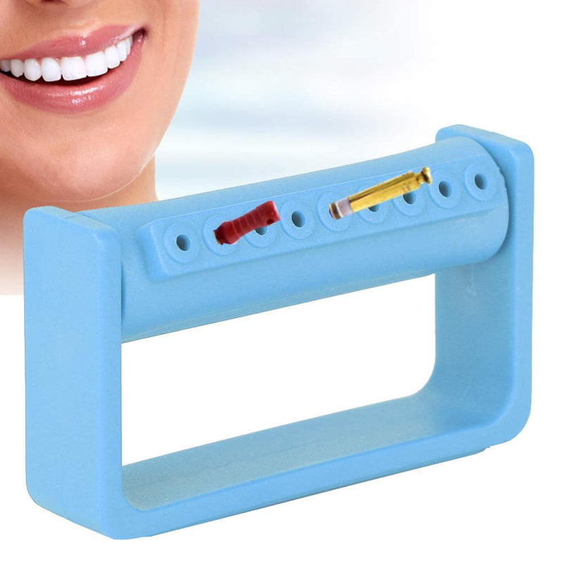 Burs Block Holder, Burs Disinfection Box, 9 Holes Block Case Organizer Drills Burs Holder Disinfection Case Autoclavable Care Tools(4#) 4#