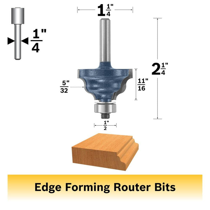 Bosch 85606M 1-1/4 in. x 11/16 in. Carbide Tipped Wavy Edge Bit