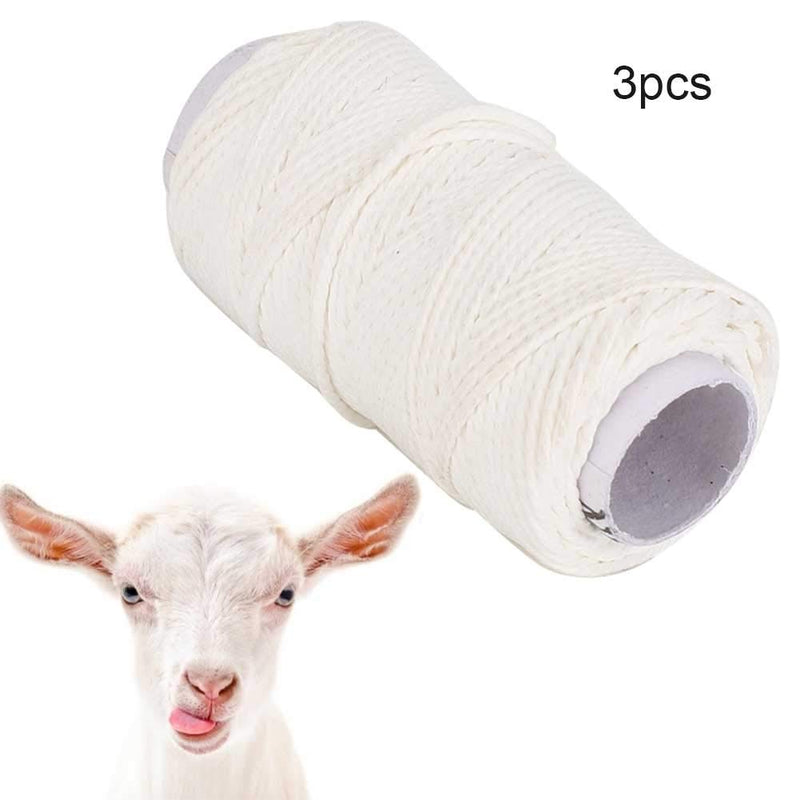 Zerodis 3pcs Veterinary Suture Thread, Vet Veterinary Suture Thread Pig Cattle Animal Surgery Special Seam Surgical Suture Line(No. 18 Suture)