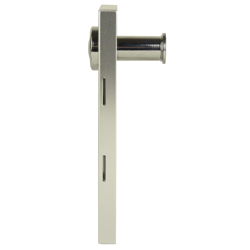 2-Note Mechanical Door Bell Chime and Door Button with Viewer, Silver