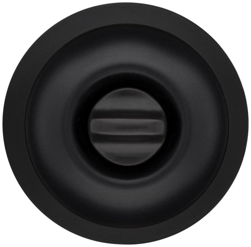 Kwikset Safelock SK3000RG-514 Regina Knob Privacy Lock with RCAL Latch and RCS Strike Matte Black Finish