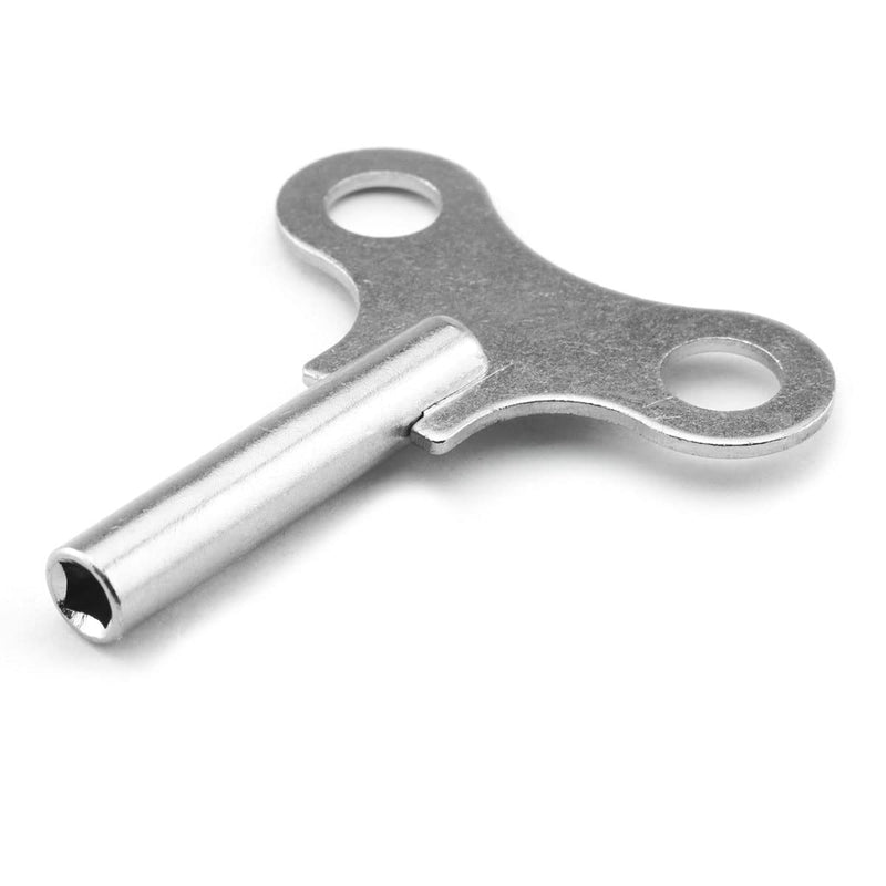 Clock Winding Key Wood Clock Key Metal Clock Key Sturdy Clock Tool Winding Chain Repair Tool Clock Accessories, Silver
