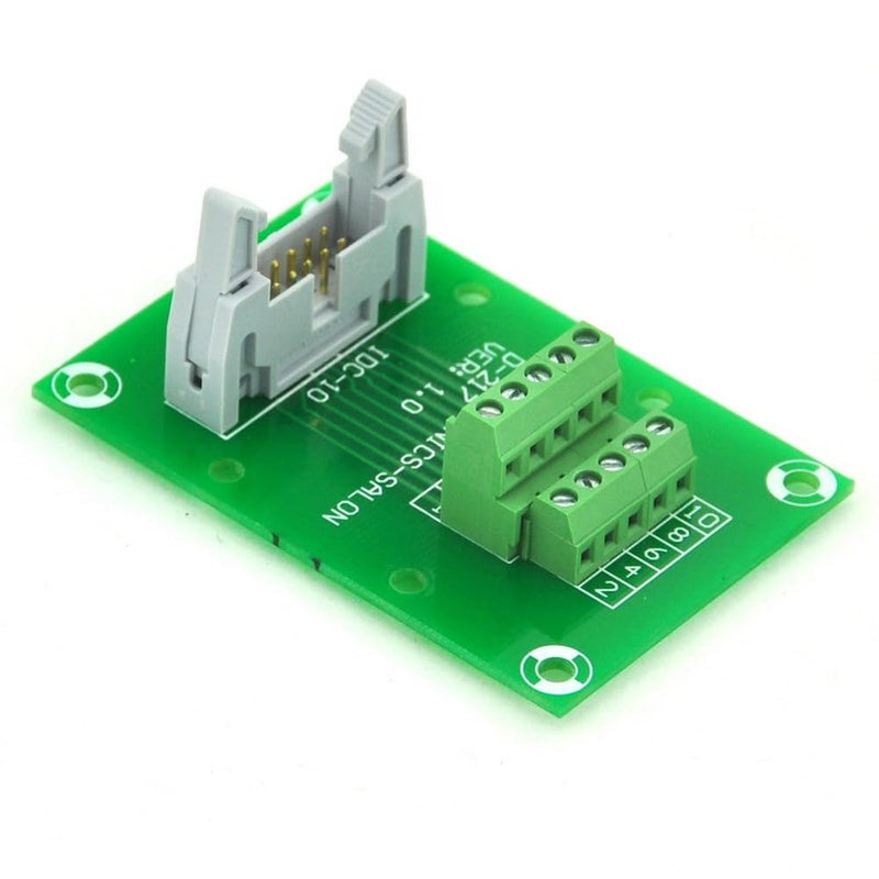 Flat Ribbon Cable 0.1" FRC Connector Breakout Board Module (IDC10 2x5Pin) IDC10 2x5Pin