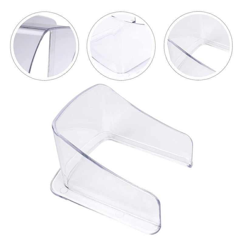 Scicalife Waterproof Doorbell Rain Cover Clear Plastic Protective Shield for Small Access Control Machines Keypad Locks and Attendance Devices Outdoor Weather Resistant