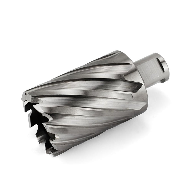 OSCARBIDE 1-5/8" x 2" HSS Annular Cutter 3/4" Weldon Shank Mag Drill Bit | 2 Flat | 1-5/8"Cutting Diameter | 2"Cutting Depth | Burr-Free Holes | Rapid Chip Removal | Precision Ground Edges